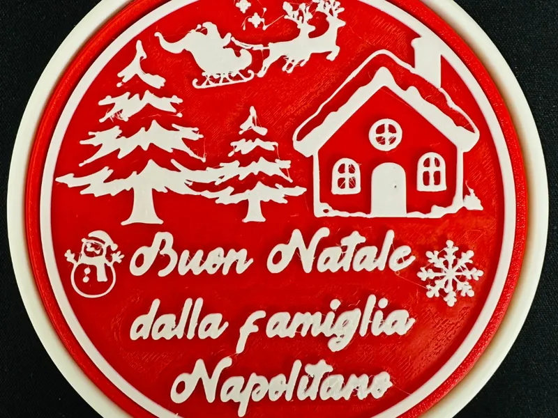 palla di natale girevole 