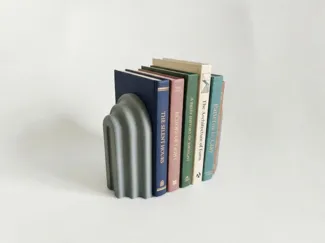 Modern Art Deco Arch Bookend