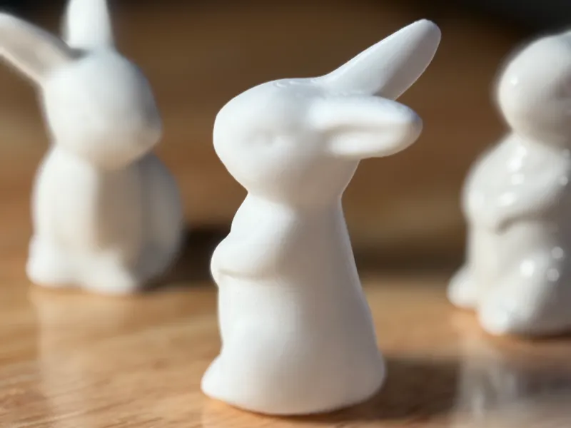 kleiner stehender Hase 