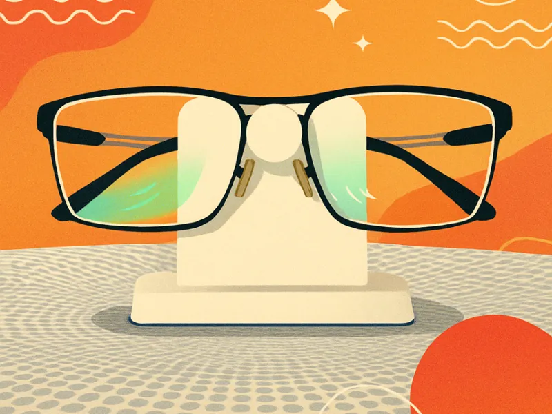 soporte para lentes 