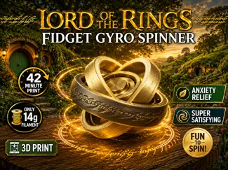 Lord of The Rings Fidget Gyro Spinner Toy