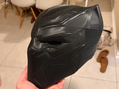 Black Panther Helmet Big A1 Mini Compatible