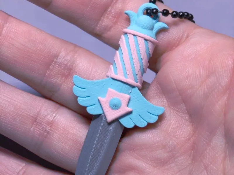 Charm / Keychain - Cute Knife - Squid Game