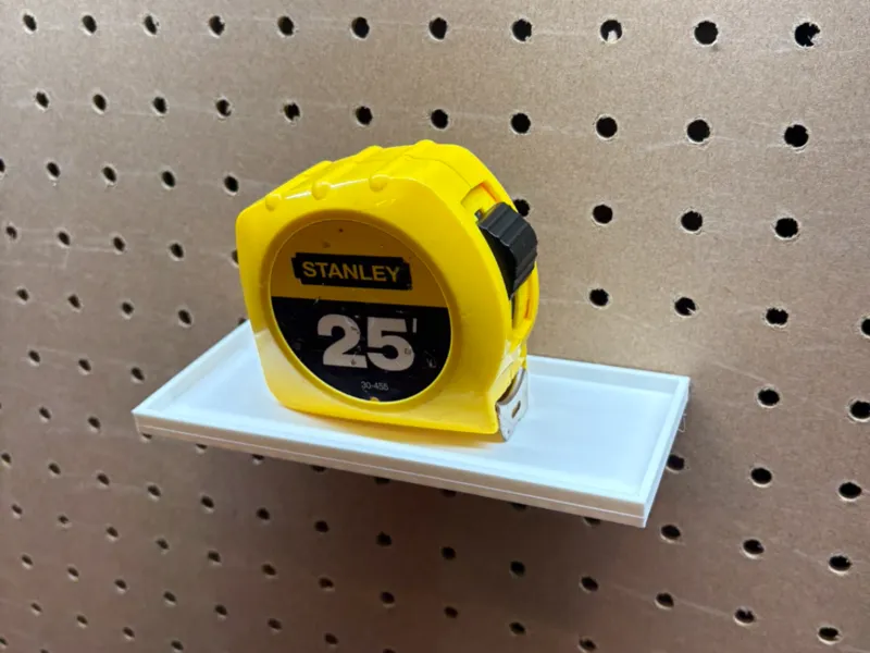 Peg Board Storage Tray