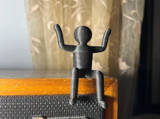 HappyMan , the Joyful Sit of Keith Haring in 3D!