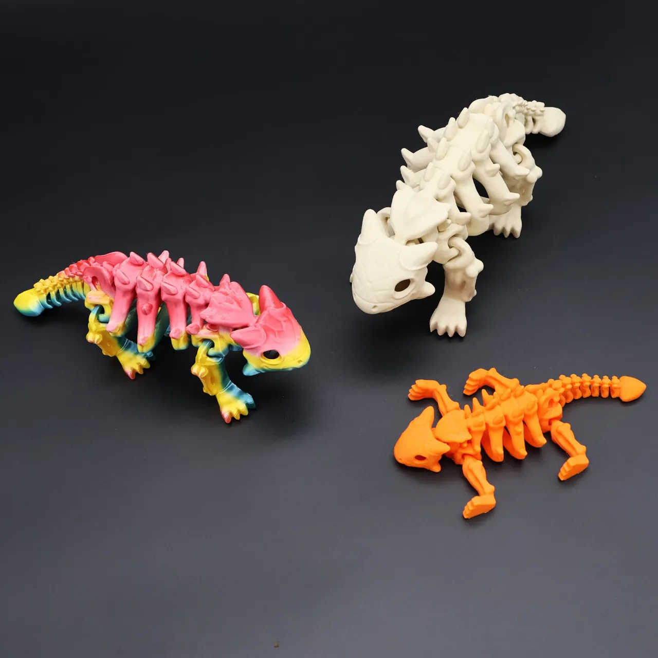 Flexi Dino Skelett Ankylosaurus Skeleton Dinosaur view 3