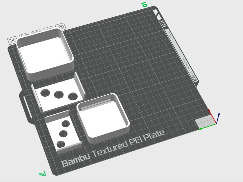 simple surface-mounted box to glue on wall