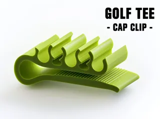 Golf Tee Cap Clip 2.0