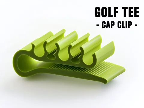 Golf Tee Cap Clip 2.0