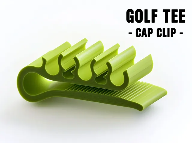 Golf Tee Cap Clip 2.0