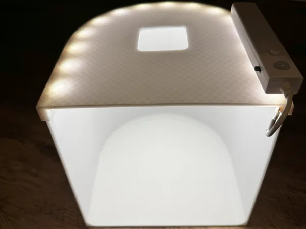 Couvercle pour lampe de photobox