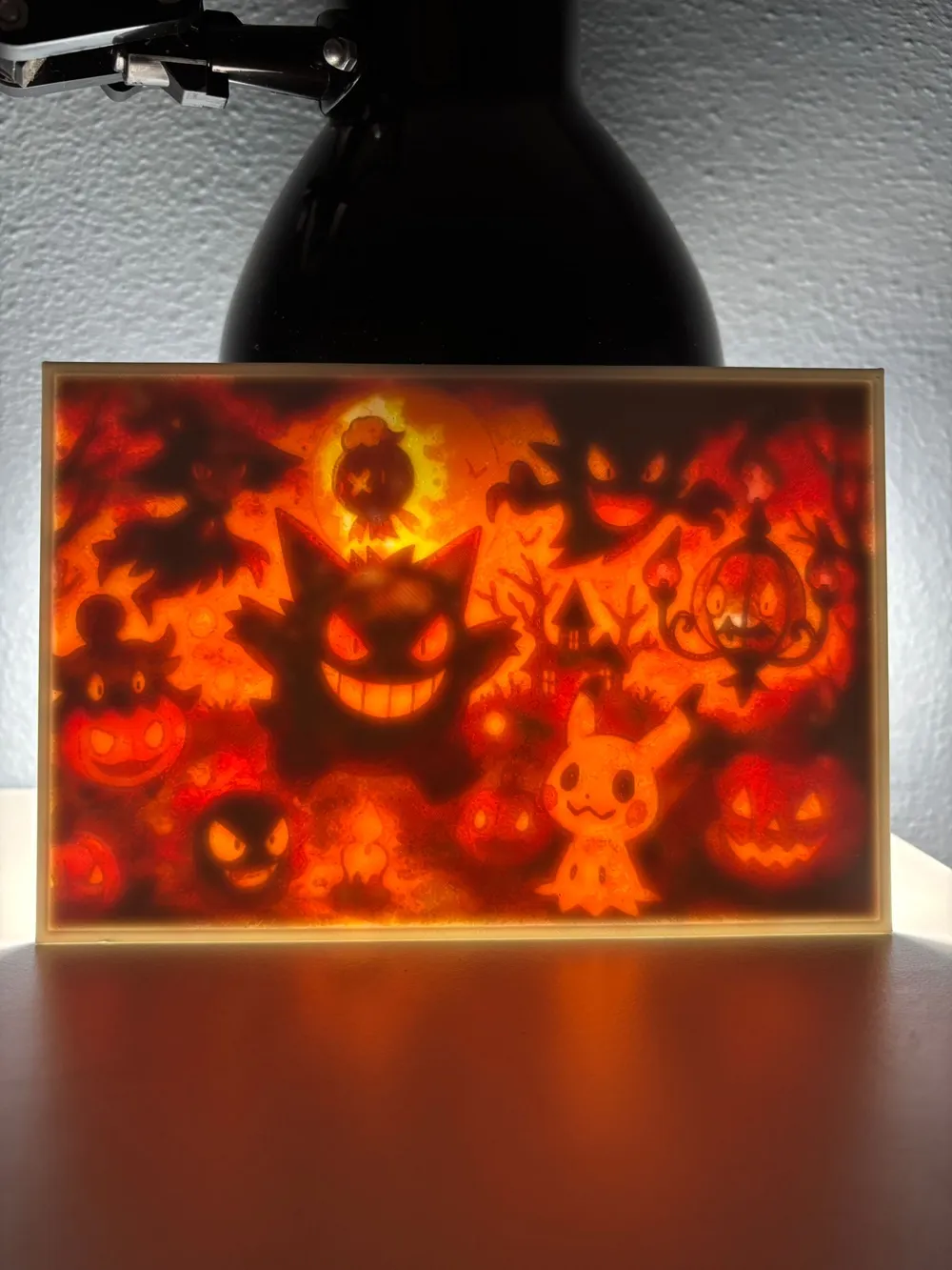 Pokemon Halloween Lithophane - Free 3D Print Model - MakerWorld