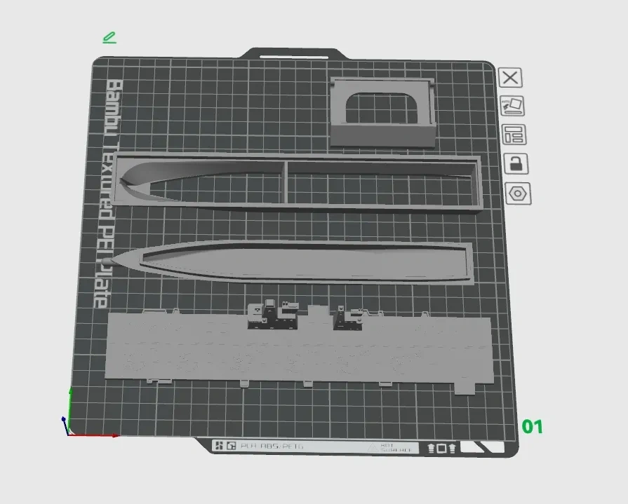 Miniatura 1 do modelo 3D 【夺岛利器】 076型两栖攻击舰