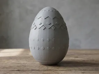 DIY Easter Egg with Patterns | Ready to Paint