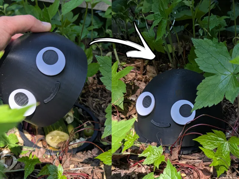 Cute Mini Soil Compost Cover