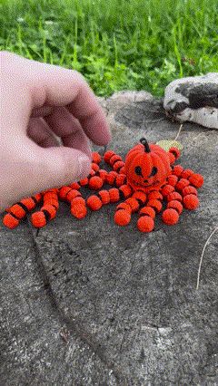 Octopus Pumpkin Skull