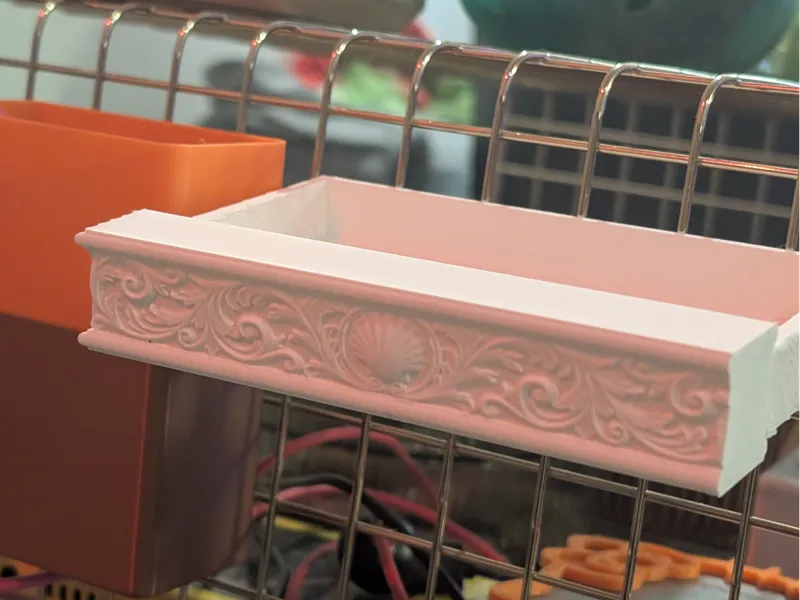 Baroque Inspired Clip Shelf