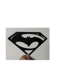 Logo Batman vs Superman — plaque murale — photo 4