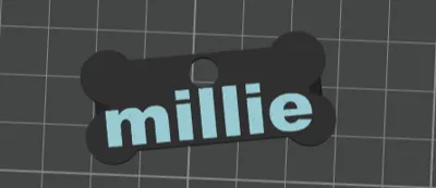 dog tag millie