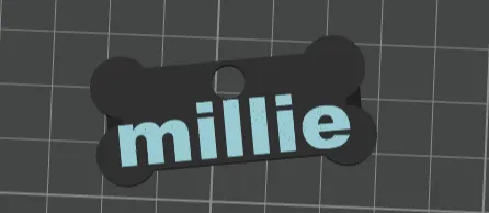dog tag millie
