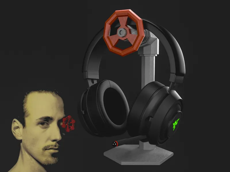 Headphone stand Half-Life Valve