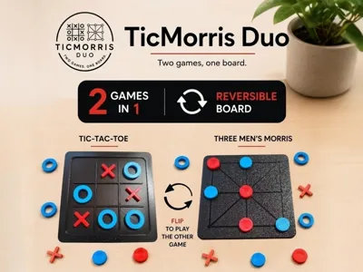TicMorris Duo - TicTacToe & Three Men's Morris