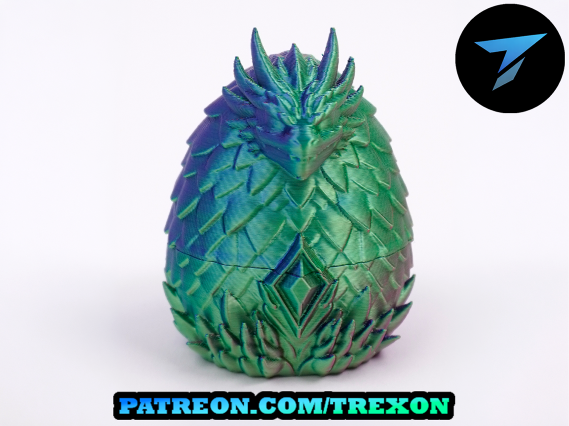 Lightning Dragon Egg Container - Screw open