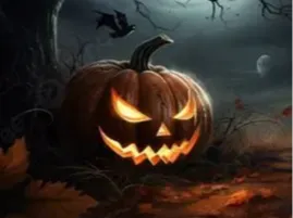 Helloween, Kürbis bei Nacht