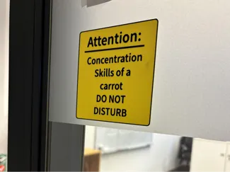 Attention Sign for office