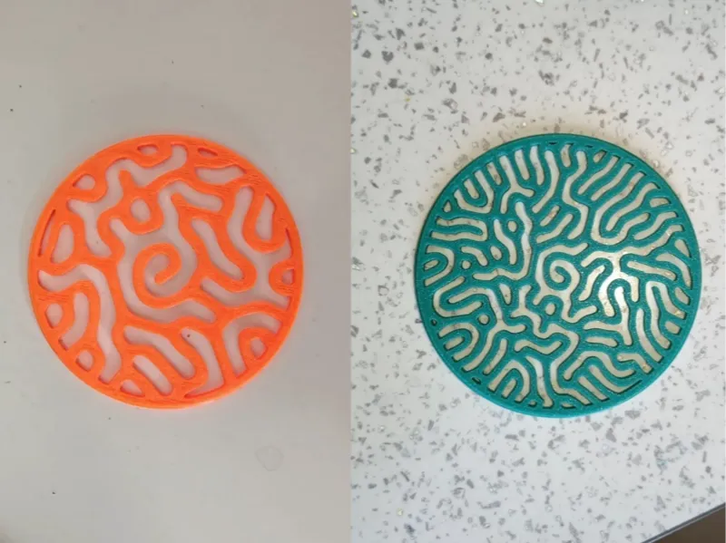 "Diffusion" Coaster