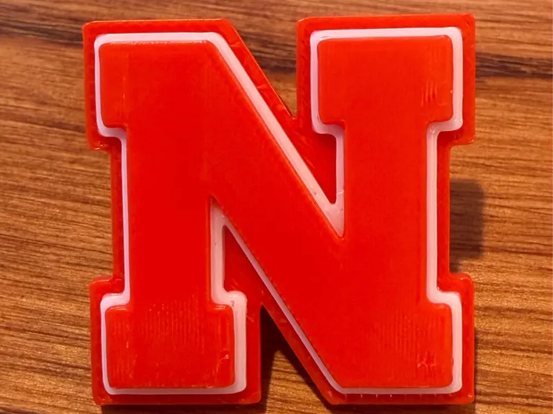 Husker Croc Jibbitz (remixed from MinerJ)