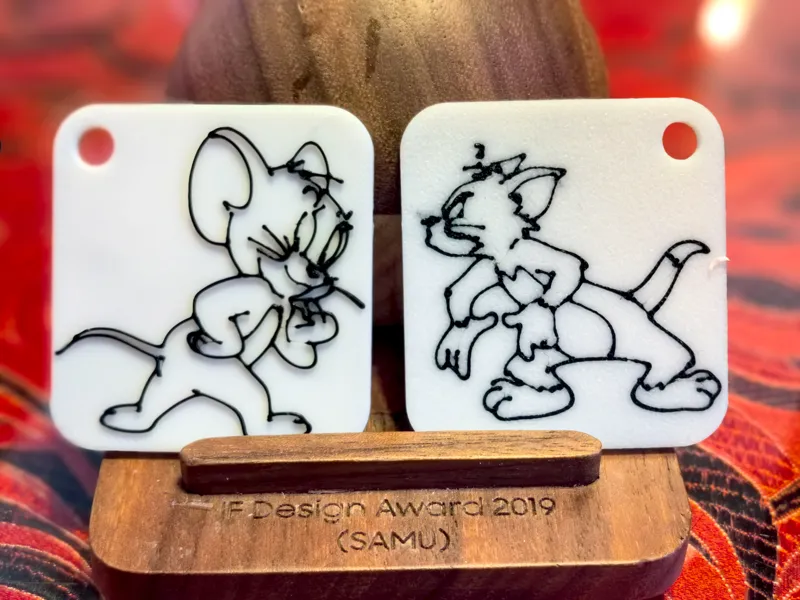 Double-sided sign: Tom and Jerry 双面标牌：汤姆和杰瑞