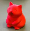 Yawning Kitten Small Size 45-50-53mm