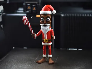 Tung tung tung Sahur Christmas Articulated toy