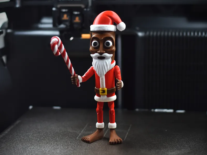 Tung tung tung Sahur Christmas Articulated toy