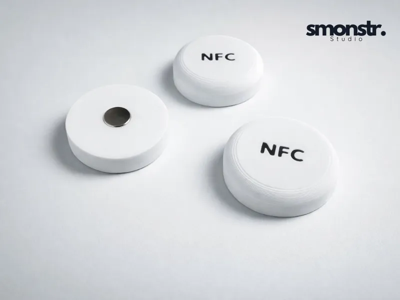 Magnetic NFC-Button