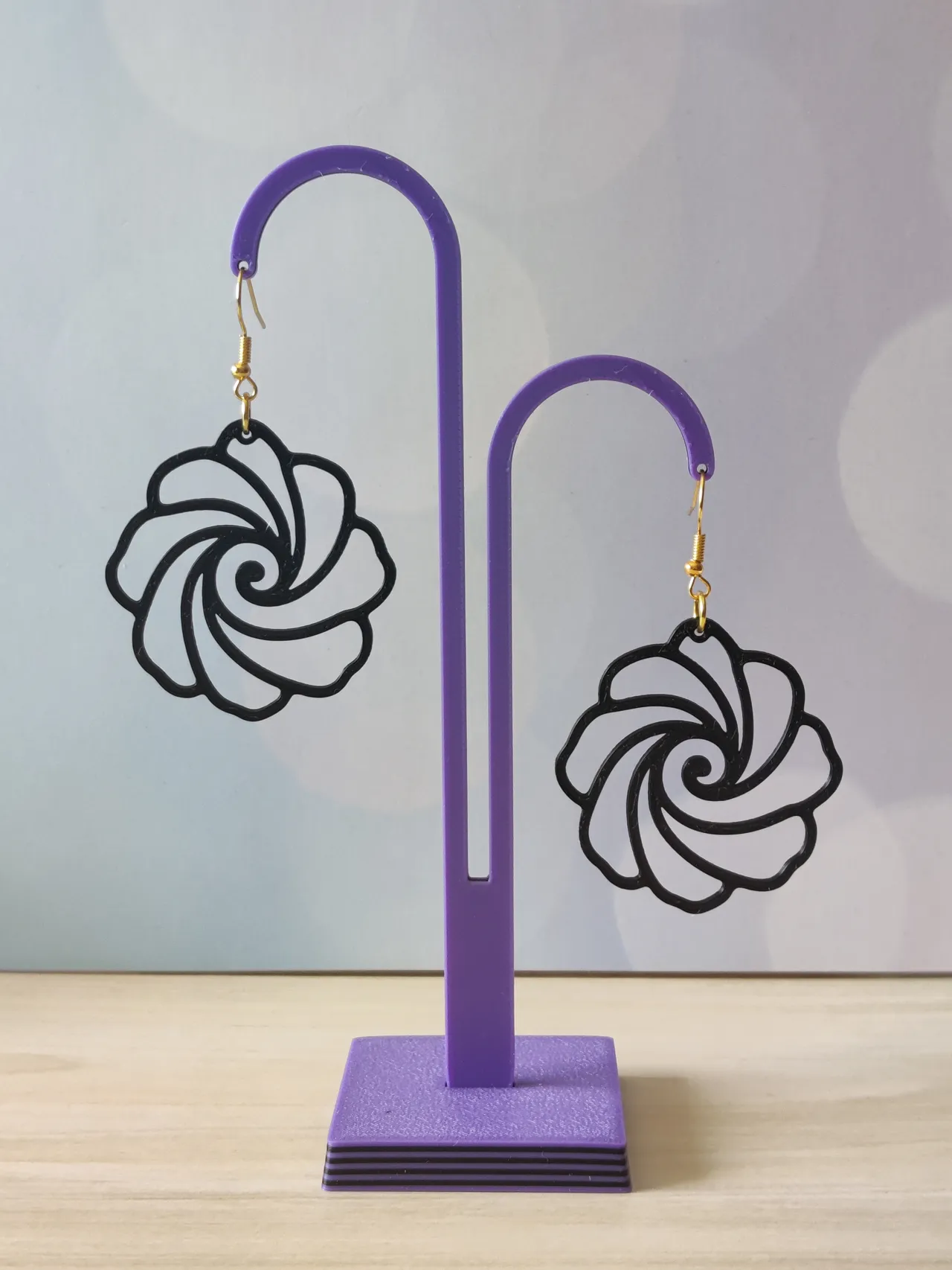 Pendiente Flor En Espiral view 4