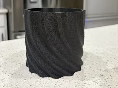 Spiral Outdoor Plant Pot