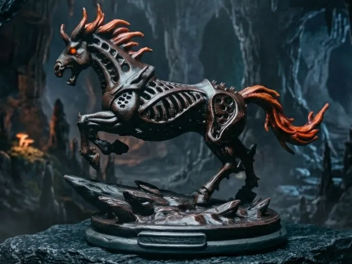 Cavallo Scheletro incubo Nightmare Skeleton Horse