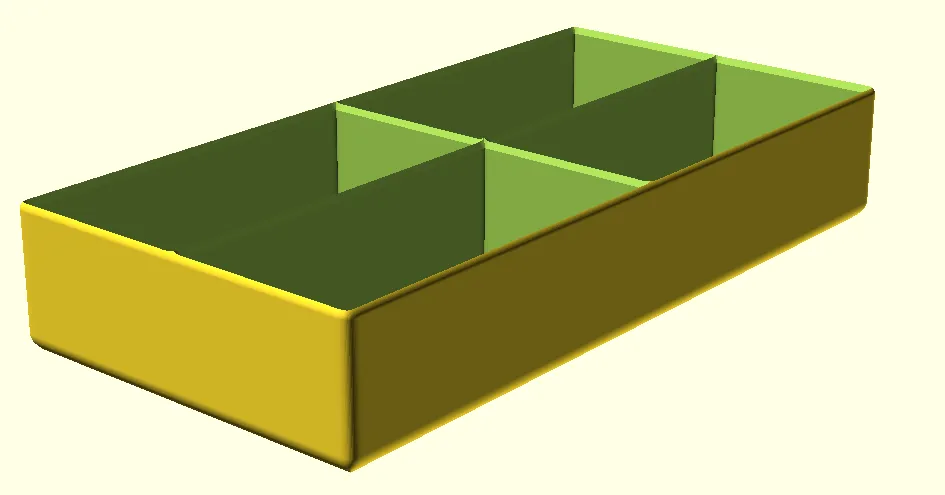 Full parametric,stacking open box with open sides by Willy - MakerWorld