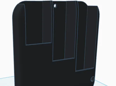 Screw-on Holder for 3 Remotes – 200mm Tall