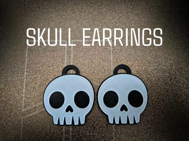 Skull earrings