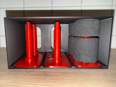 Transport box Pancar tires 1/12, tire stand