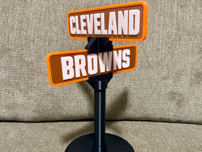 Cleveland Browns street sign