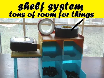 small shelf system