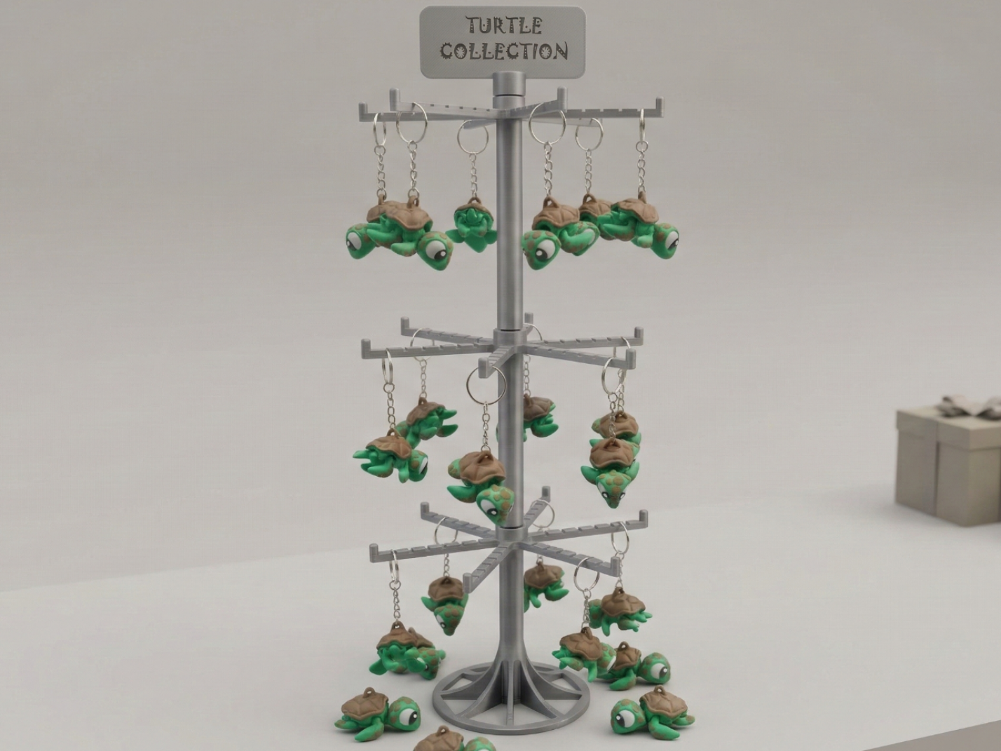 Drehbarer Ständer für Schmuck & Schlüsselanhänger