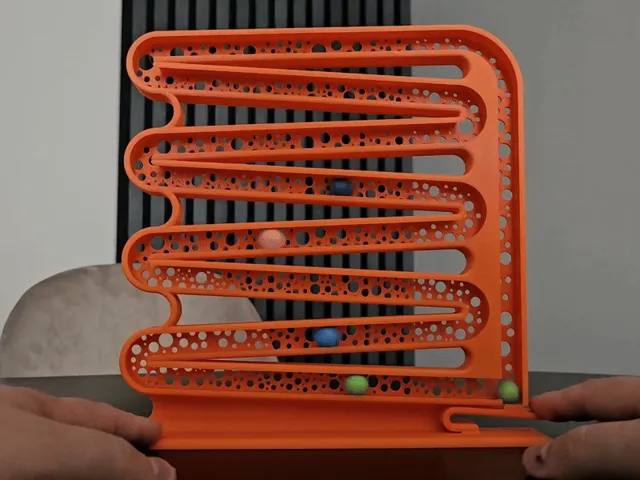 Print In Place - Smooth Marble Run XL - Fidget toy