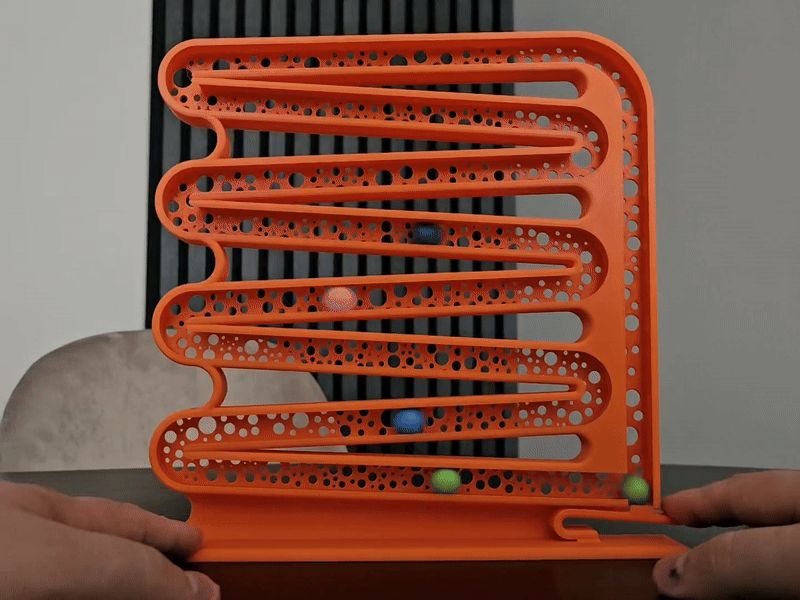 Print In Place - Smooth Marble Run XL - Fidget toy