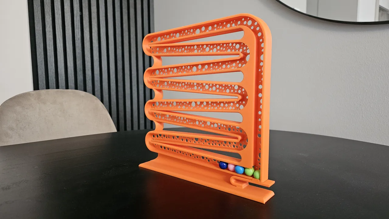 Print In Place - Smooth Marble Run XL - Fidget toy view 4