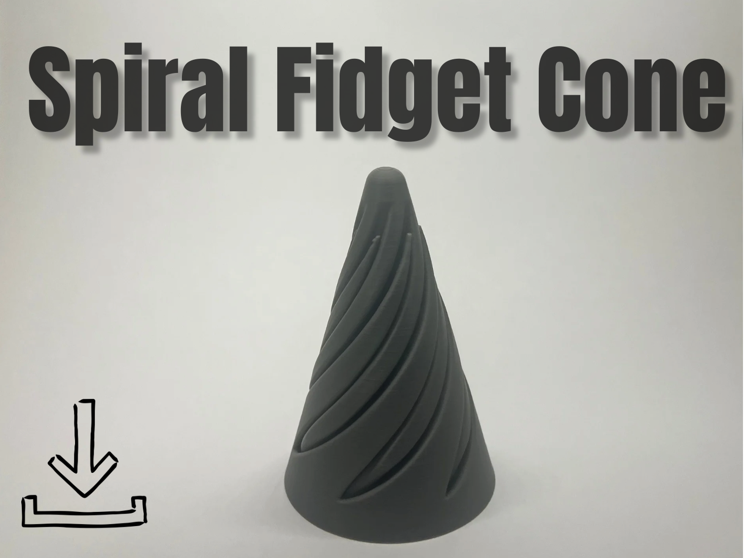 Spiral Fidget Cone